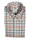 ALAN PAINE CLASSIC FIT SHIRT - LIGHT BLUE/RED OPEN CHECK