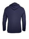 FRADI JERSEY HOODED JACKET - NAVY