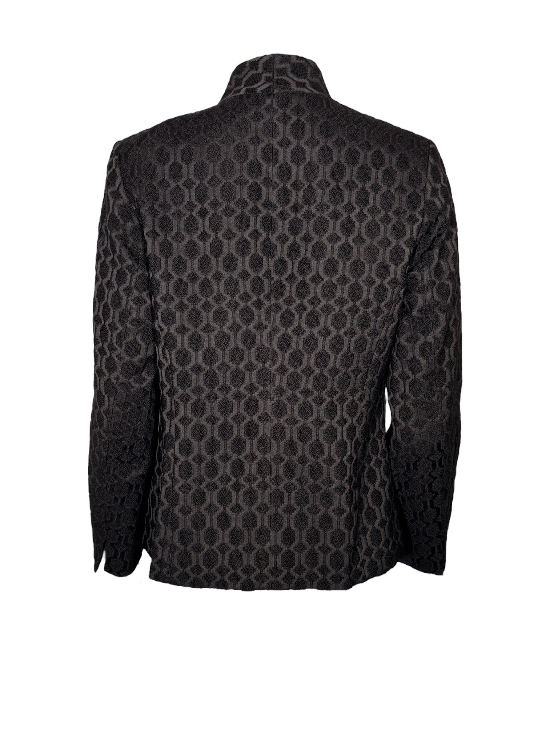 ESTELLE AND FINN SHAPED JACKET - BLACK EMBROIDERED FANCY