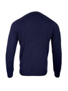 HARLEY OF SCOTLAND WOOL/CASHMERE SWEATER - NOTTE