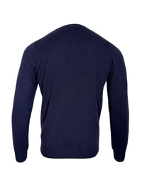 HARLEY OF SCOTLAND WOOL/CASHMERE SWEATER - NOTTE