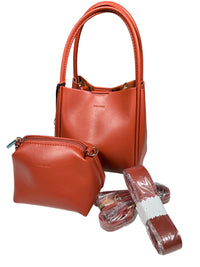 REMI/REID HOLLACE MINI TOTE BAG - TERRACOTTA