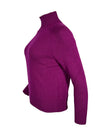 PUROTATTO CASHMERE MOCK NECK SWEATER - ORCHIDEA