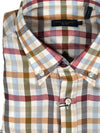 PAUL & SHARK MEN'S SHIRT - RED FLANNEL CHECK