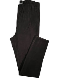 VERDURA WOMEN'S SUEDE STRETCH PANT - CHOCOLATE BROWN