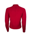 REPEAT CASHMERE RAGLAN MOCK SWEATER - RUBY