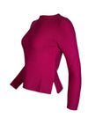 GRAN SASSO WOMEN'S LINKS SWEATER - FUCHSIA