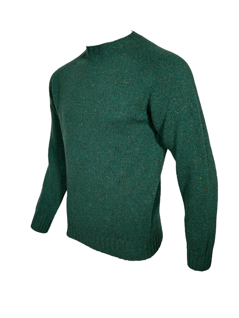 HARLEY OF SCOTLAND DONEGAL WOOL SWEATER - CANNA