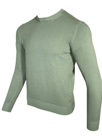 FEDELI CREW SWEATER - GREEN