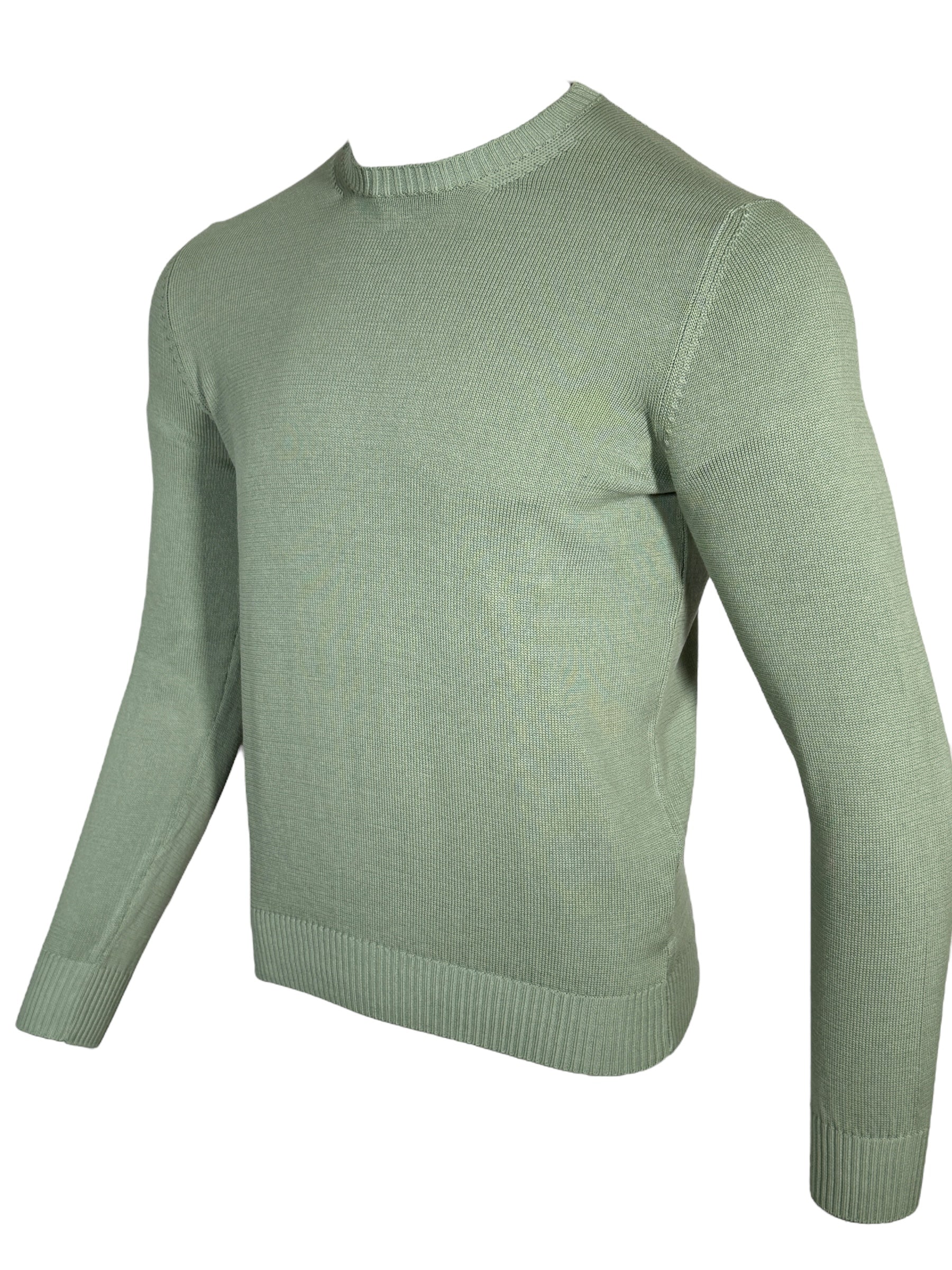 FEDELI CREW SWEATER - GREEN