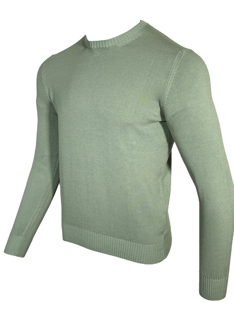 FEDELI CREW SWEATER - GREEN