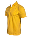 BUTTON DOWN MEN'S TECH PIQUE POLO - SOLID CORN YELLOW
