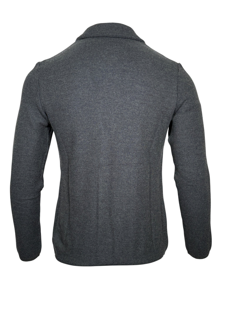 MAURIZIO BALDASSARI WOOL-COT SWACKET - FOREST NIGHT