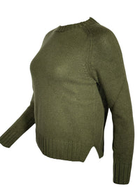 PUROTATTO CASHMERE CREW SWEATER - FOGLIA