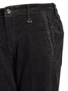 MAC WOMEN'S CHINO TURN UP CORDUROY PANT - BLACK