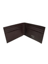 BOSCA 1911 SAFFIANO SMALL BIFOLD WALLET - BORDEAUX