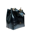 CUOIERIA FIORENTINA ALICE SMALL BUCKET BAG - METALLIC TEAL