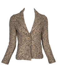 AMINA RUBINACCI SOFT BLAZER - NOCCIOLA