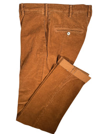 MASON'S COTTON STRETCH CORDUROY TROUSER - BROWN