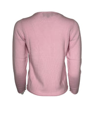 REPEAT CASHMERE ROLL NECK SWEATER - ROSE