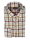 PAUL & SHARK MEN'S SHIRT - RED FLANNEL CHECK