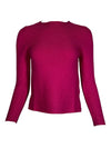 GRAN SASSO WOMEN'S LINKS SWEATER - FUCHSIA