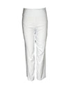 ESTELLE AND FINN BACK SLIT PULL ON PANT - WHITE PIQUE