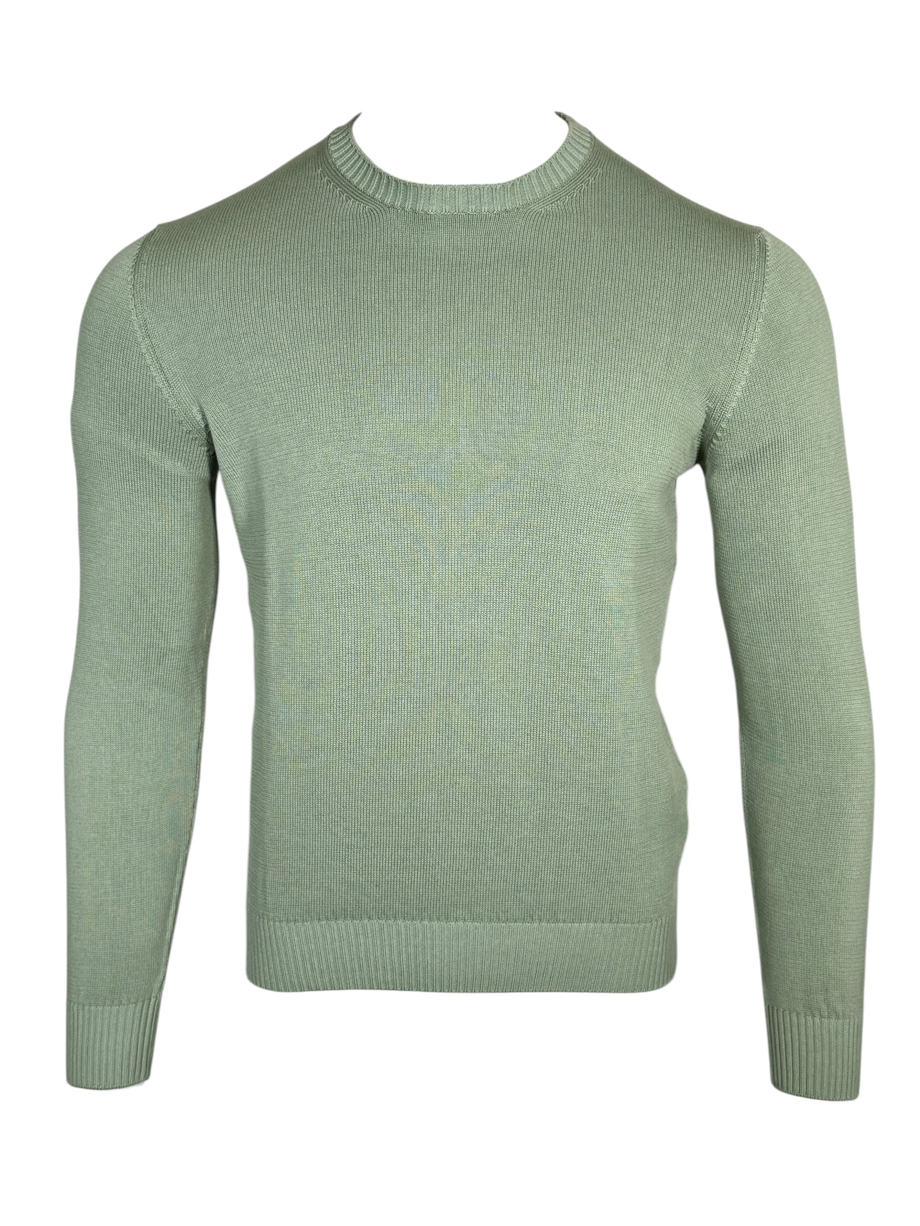 FEDELI CREW SWEATER - GREEN