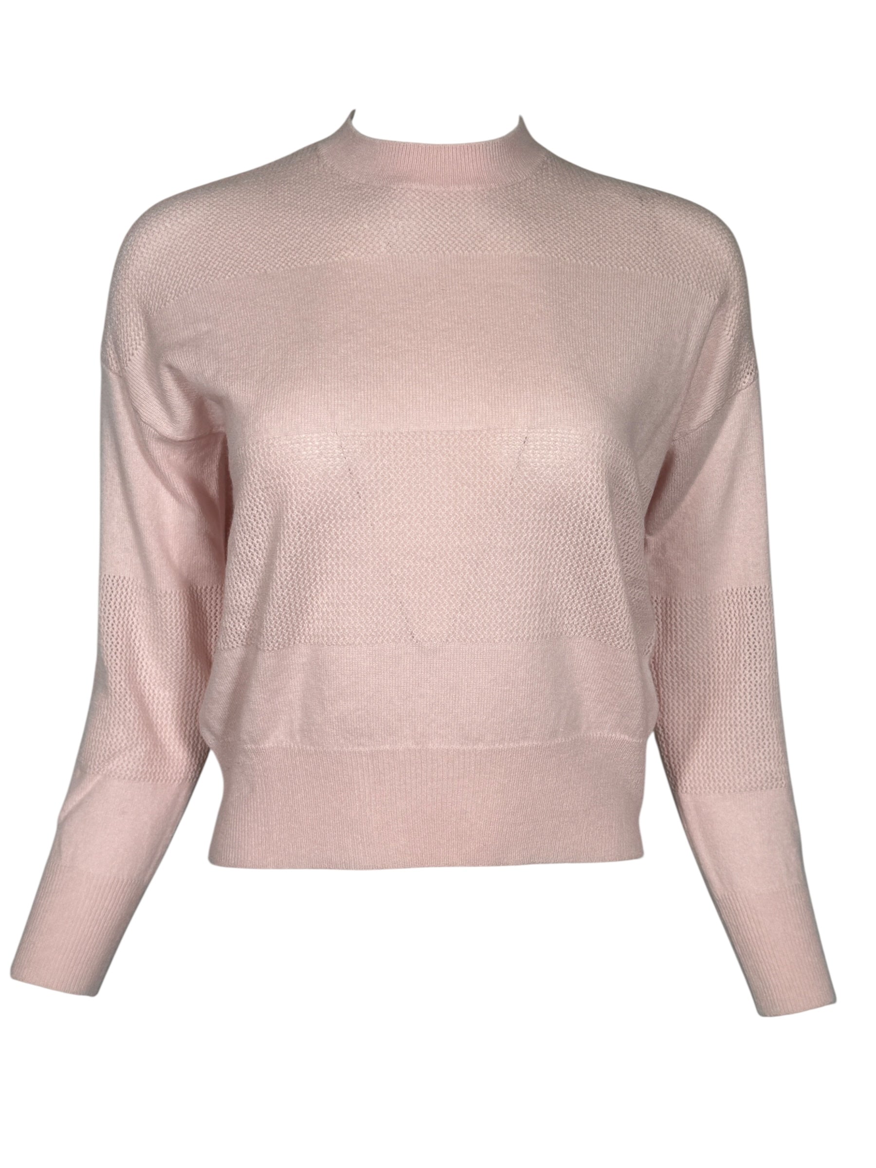 PUROTATTO CASHMERE MIXED KNIT CREW SWEATER - CIPRIA