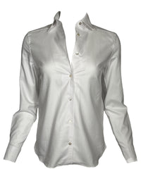 GIANGI NAPOLI WOMEN'S REBECCA PIQUE SHIRT - WHITE