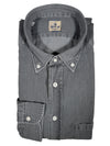 GIANGI NAPOLI MEN'S DENIM SHIRT - BLACK