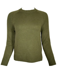 PUROTATTO CASHMERE CREW SWEATER - FOGLIA