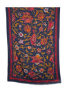 CALABRESE 1924 DOUBLE FACE WOOL SCARF - NAVY MEADOW