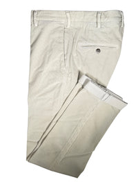 MASON'S COTTON STRETCH CORDUROY TROUSER - STONE