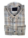 CALDER CARMEL MEN'S SHIRT - MADDER GINGHAM