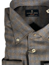 EMANUEL BERG TWILL MELANGE PREMIUM LUXURY MEN'S SHIRT - CHARCOAL