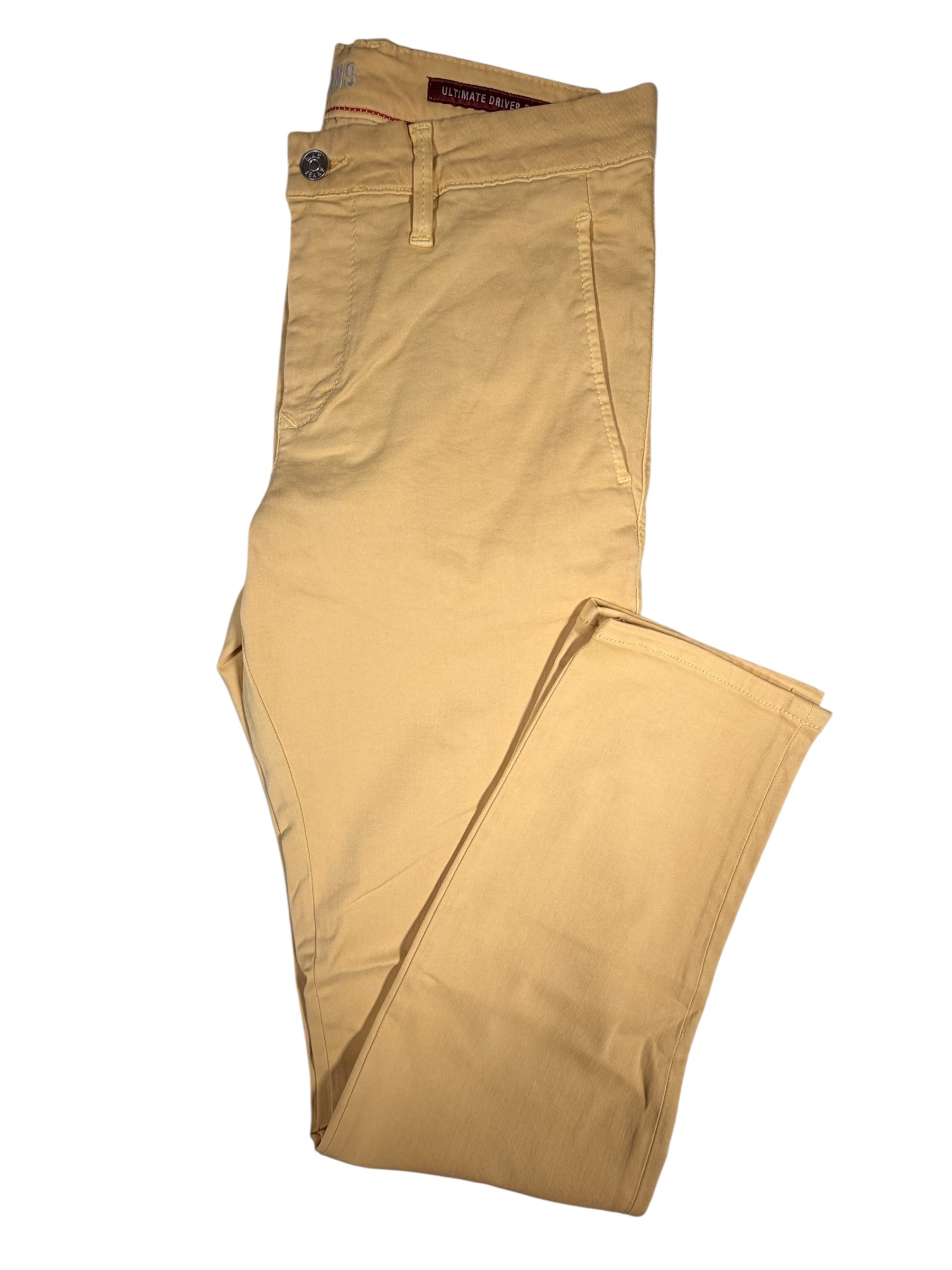 MAC MEN'S DRIVERS PANT - YELLOW OCHRE