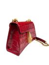 ARCADIA ARCO MINI CROSSBODY HANDBAG - ROSSO PERSIA CROCCO