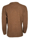 BASE MILANO TWEED ROUNDNECK SWEATER - COCOA
