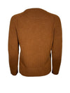 PUROTATTO CASHMERE CREW SWEATER - TABACCO