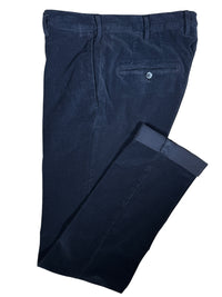 MASON'S COTTON STRETCH CORDUROY TROUSER - DARK BLUE