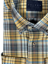 CALDER CARMEL MEN'S SHIRT - AMBER TWILL PLAID
