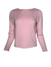 REPEAT CASHMERE ROLL NECK SWEATER - ROSE