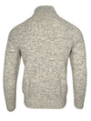 FLY3 PILAR KEY WEST 1/2 ZIP SWEATER - ECRU/BLUE