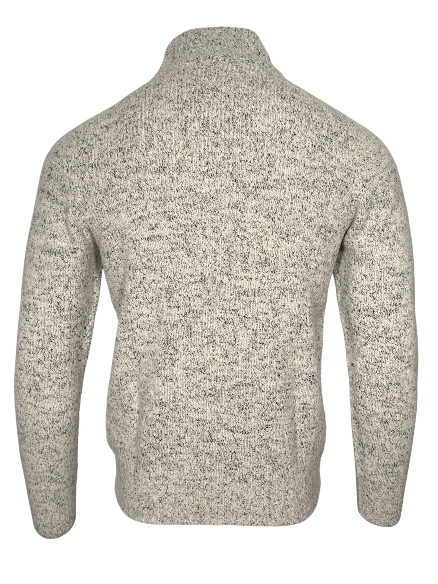 FLY3 PILAR KEY WEST 1/2 ZIP SWEATER - ECRU/BLUE