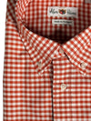 ALAN PAINE CLASSIC FIT SHIRT - DARK ORANGE CHECK