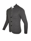 MAURIZIO BALDASSARI WINTER MOULINÈ SWACKET - MID GREY BLUE