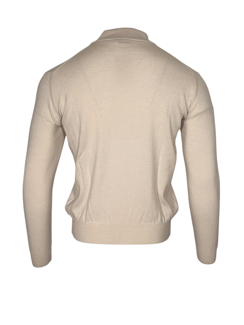 ADESI CASHMERE MEN'S TIPPED 1/2 ZIP SWEATER - INARI/JUTA
