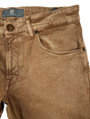 PT TORINO SUPER SOFT STRETCH BULL DENIM JEAN - MARRONE