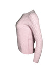 HUBERT GASSER CABLE KNIT SWEATER - ROSE